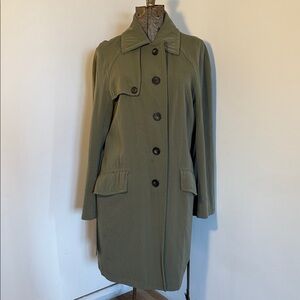 Dries Van Noten Olive and Charcoal Jacket